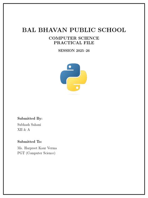 Computer Science Practical File Pic に対する画像結果