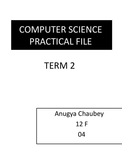 Image result for Computer Science Practical