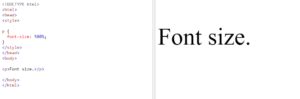 Image result for HTML Code with Font Size Bold Color