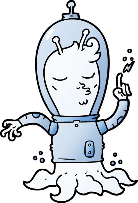 cartoon alien character 12416231 Vector Art at Vecteezy