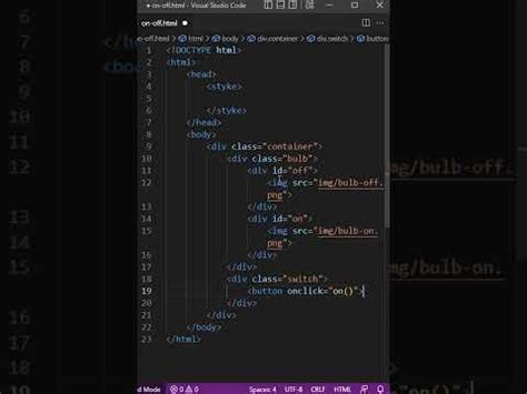 Image result for On and Off Example for HTML CSS and JavaScript