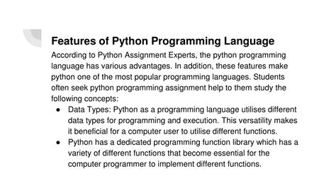 Image result for Python Programming Language Features