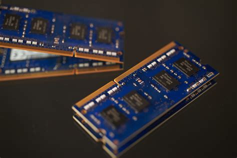 Computer Ram Components Royalty Free Photo