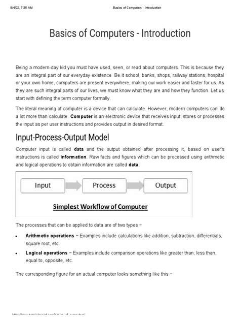 Image result for Computer Basic Notes PDF