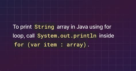 Image result for Java for Loop String