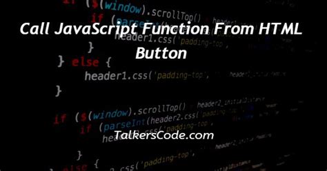Image result for HTML That Calls a JavaScript Function Inline