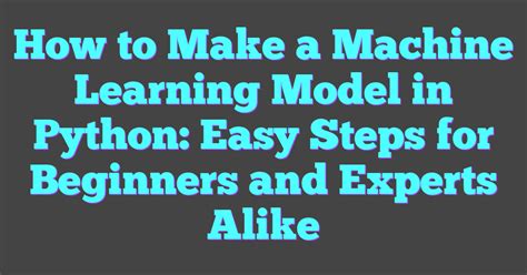 Toradh íomhá ar Python Machine Learning Models