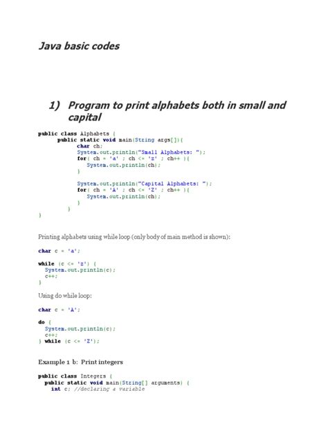 Image result for Java Basic Code