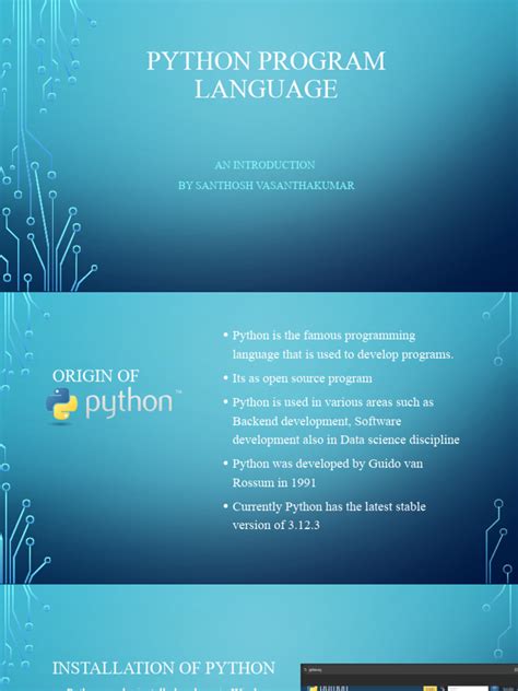 Image result for Python Introduction Slide
