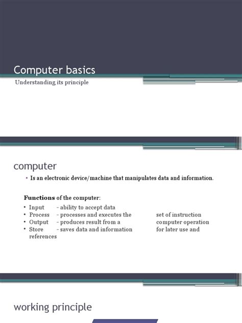 Image result for Computer Basic Notes PDF