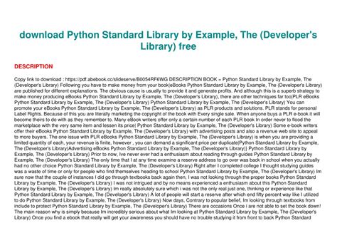 Image result for Python Library Example