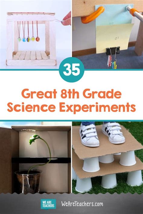 Image result for 8th Science Experiments