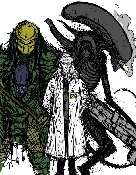 Image result for Alien and Predator Mix