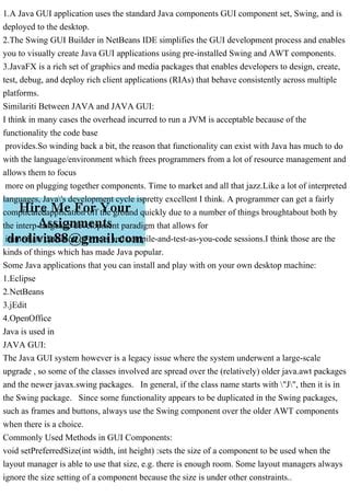 Image result for Advanced Java GUI