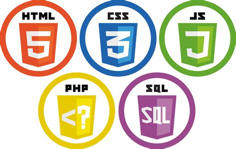 Image result for HTML CSS JavaScript PHP SQL Logo