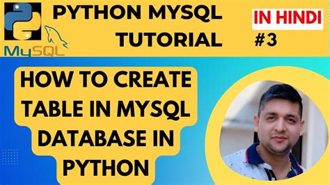 Bildergebnis für Create Table in MySQL with Python