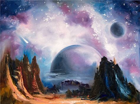 Toradh íomhá ar Alien Landscape Paintings