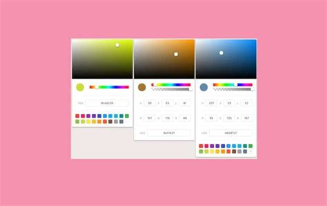 Image result for JavaScript Color Picker