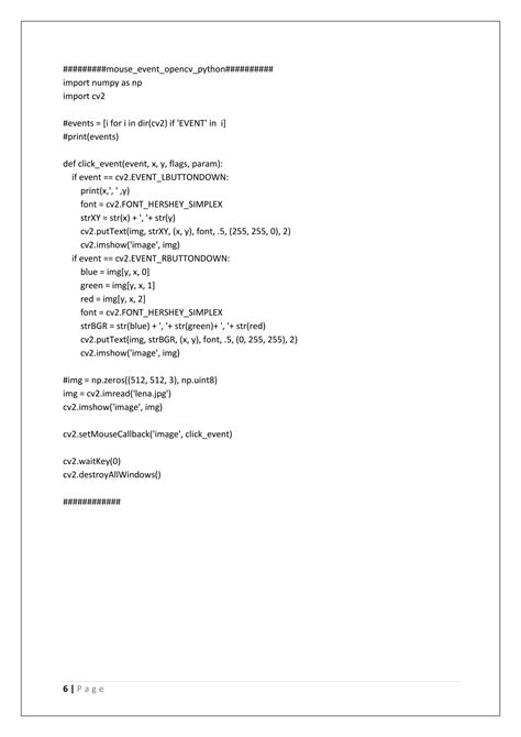 Image result for OpenCV Python Sample Code