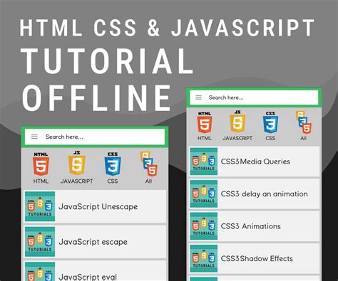 Image result for HTML and JavaScript Tutorial