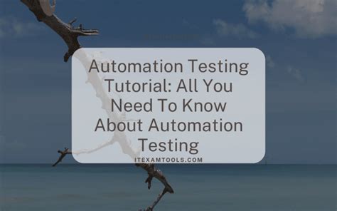 Image result for Automation Testing Tutorial