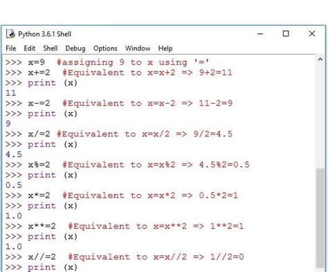 Image result for Python Assignment Operator