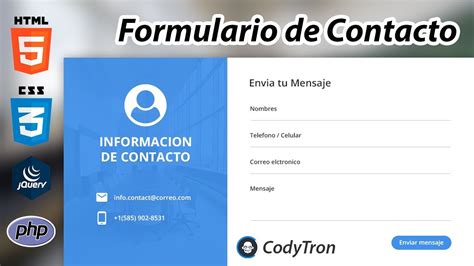 Afbeeldingsresultaten voor Formulario Con HTML/CSS Y JavaScript