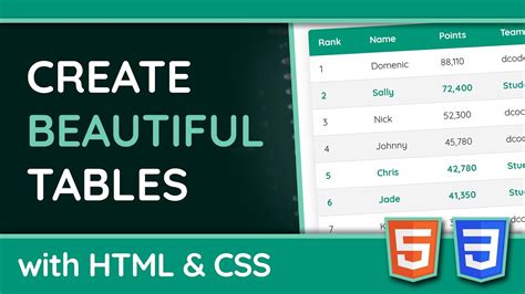 Image result for JavaScript Table CSS Beautiful