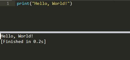 Image result for Python HelloWorld Code