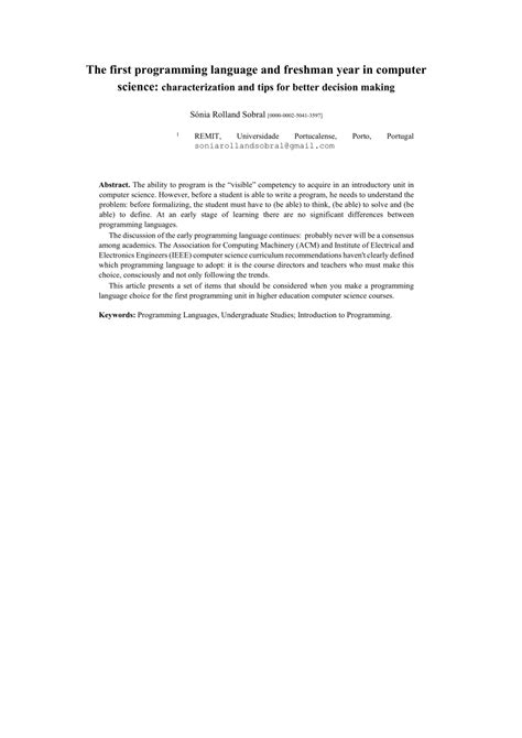 Toradh íomhá ar Freshman Computer Programming