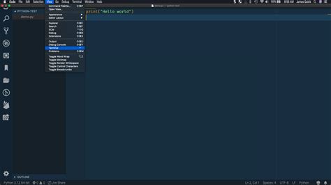 Image result for First Python Program in Visual Studio Code