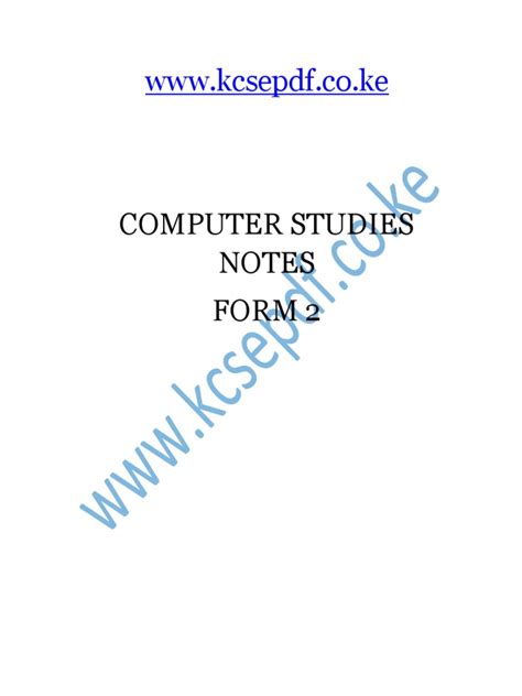 Image result for Computer Lessons Form Two