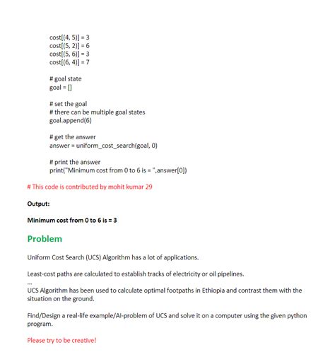 Image result for UCS Algorithm Example