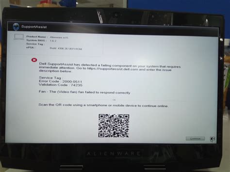 Toradh íomhá ar Alienware Support ASIST Memory Error