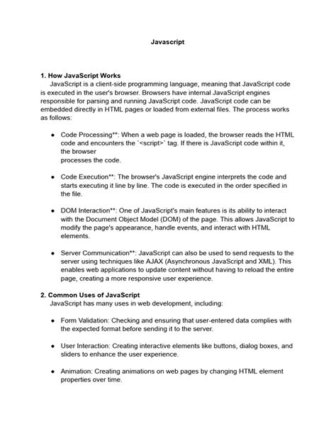 Image result for Introduction to JavaScript PDF