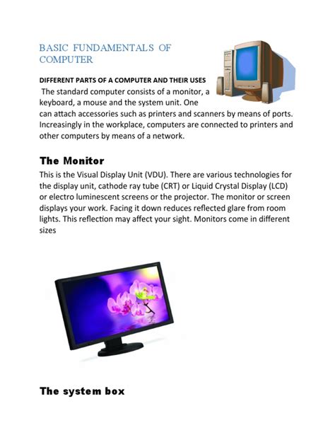 Image result for Computer Basic Notes PDF