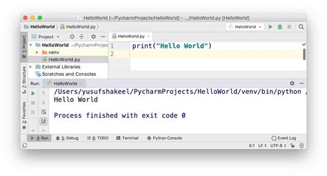 Python First Program HelloWorld に対する画像結果