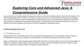 Image result for Core Java Advanced Java