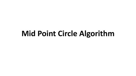 Image result for Midpoint Circle Algorithm in Computer Graphics Solved Example