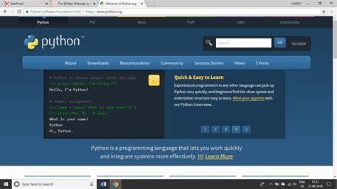 Image result for Python.org Tutorial