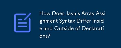 Image result for Java Array Assignment