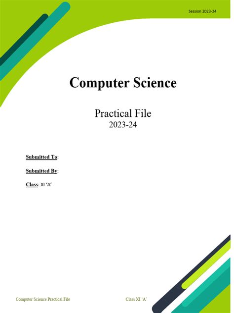 Computer Science Practical File Pic に対する画像結果