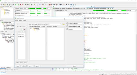 Testing Using VectorCAST に対する画像結果