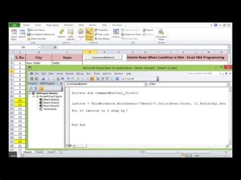 Image result for Visual Basic Tutorial Excel