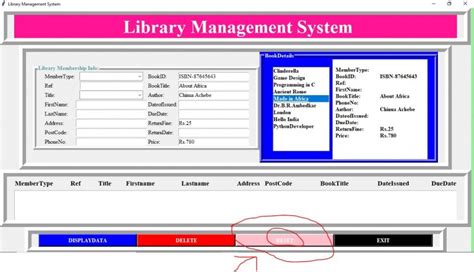 Image result for Diagram of Library Management System Using Python Code