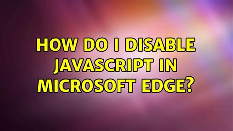 Image result for Disable JavaScript Edge