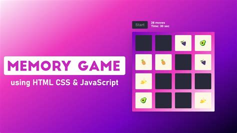 Afbeeldingsresultaten voor How to Make a Game with HTML CSS JavaScript