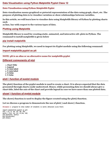 Image result for Matplotlib Data Visualization Code