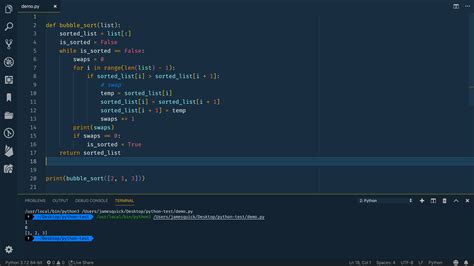 Visual Studio Code Python に対する画像結果