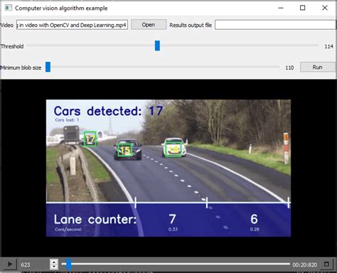 Toradh íomhá ar Pyforms GUI Examples